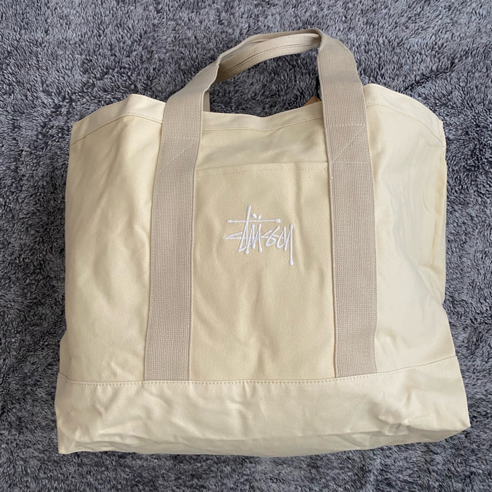 Stüssy Tote, XL, Canvas, NWT